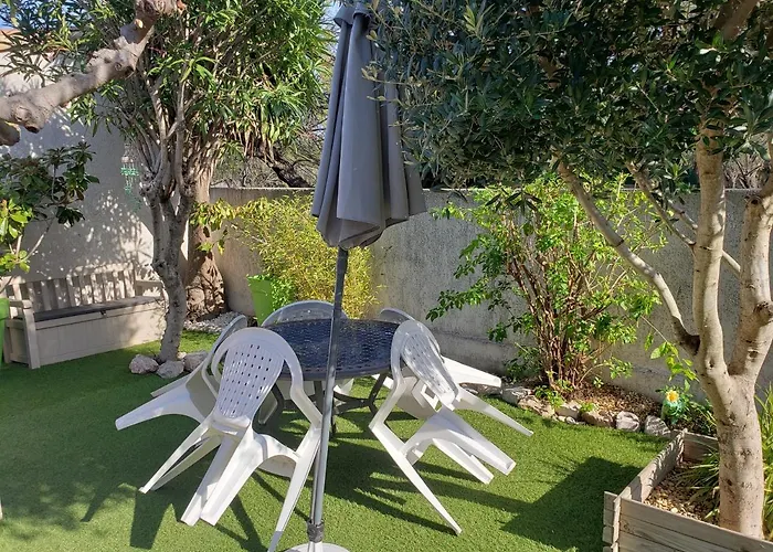Reve Bleu, Maison T3 Avec Jardin, A 250m, Clim & Parking Frontignan